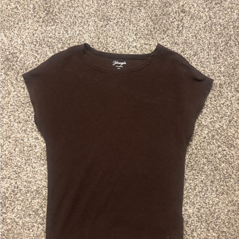 YoungLA Dark Brown Tee